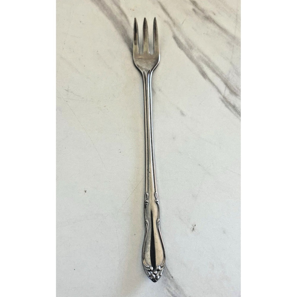 Vintage Oneida Ltd Cocktail Fork Stainless Homestead Simeon & George